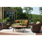 Ashley Horizon Hall Outdoor Ottoman with Cushion in Green, , large