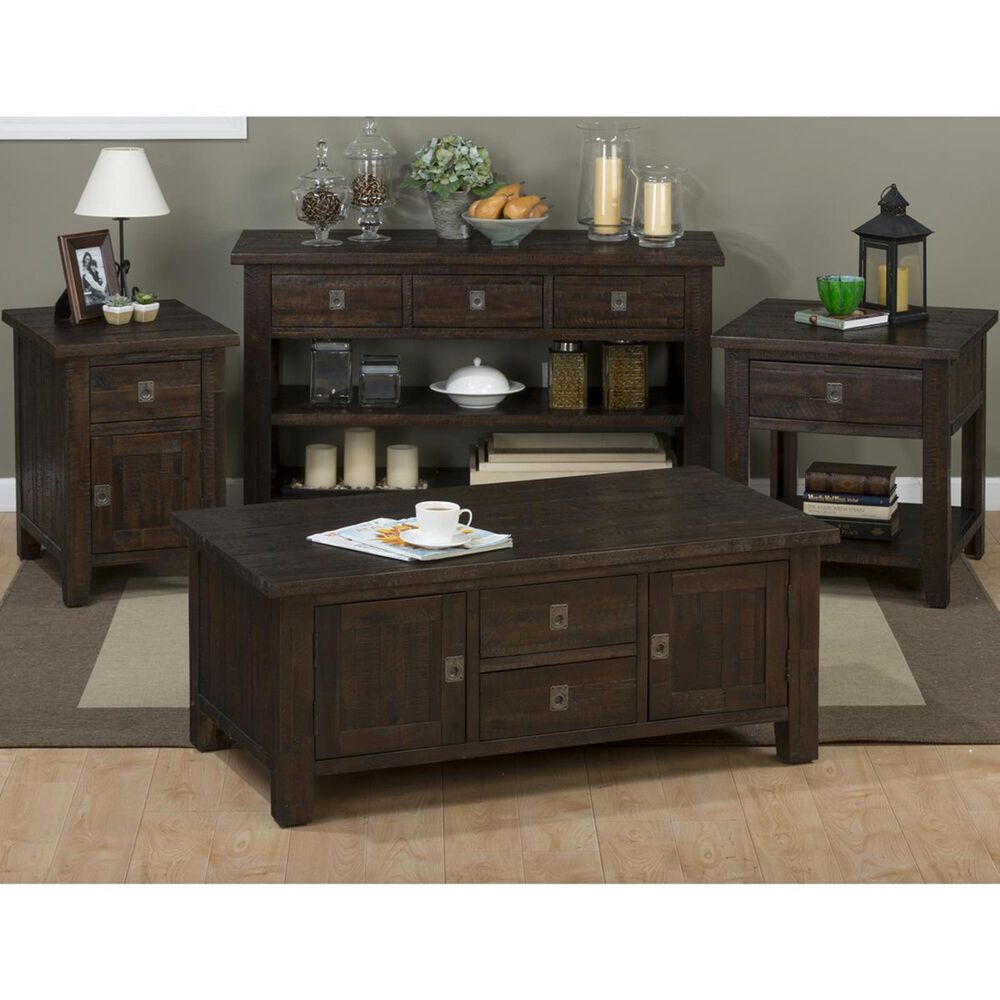 at HOME Kona Grove Chairside Table in Chocolate, , large