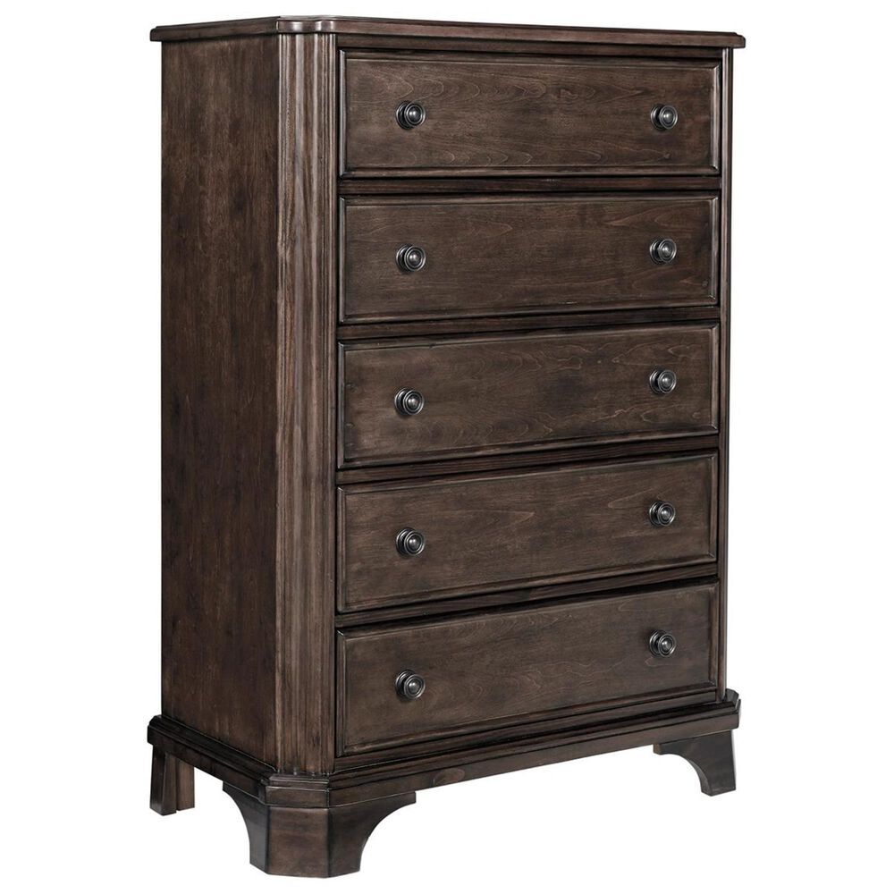 Adinton 5 Drawer Chest in Light Brown, , large