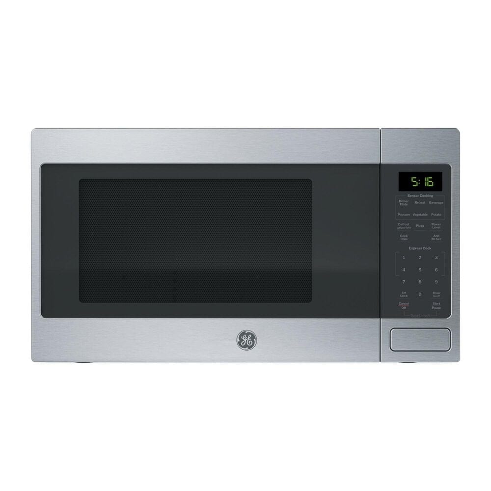 GE Appliances 1.6 Cu. Ft. Countertop Microwave Oven in Stainless Steel, , large