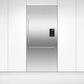 Fisher & Paykel 36" Integrated Bottom Mount Single Door Panel with 80" High in Stainless Steel, , large