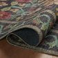 Rifle Paper Co Rosa 2"6" x 12" Black Runner, , large