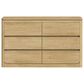 Mayberry Hill Rosalie 7 Drawer Dresser Only in Natural, , large