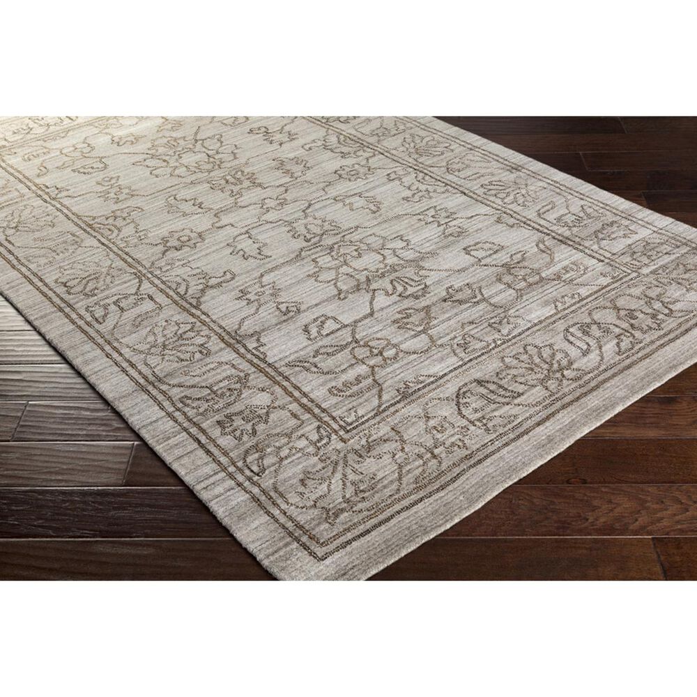 Surya Hightower HTW-3003 4&#39; x 6&#39; Gray, Camel and Brown Area Rug, , large