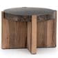 Four Hands Bingham End Table in Rustic Oak and Distressed Iron, , large