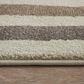Feizy Eden Striped Ivory and Multicolor 2"6" x 7"3" Runner, , large