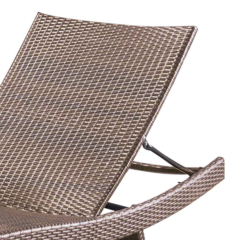Noble House Salem Patio Chaise Lounge in Mixed Mocha &#40;Set of 2&#41;, , large