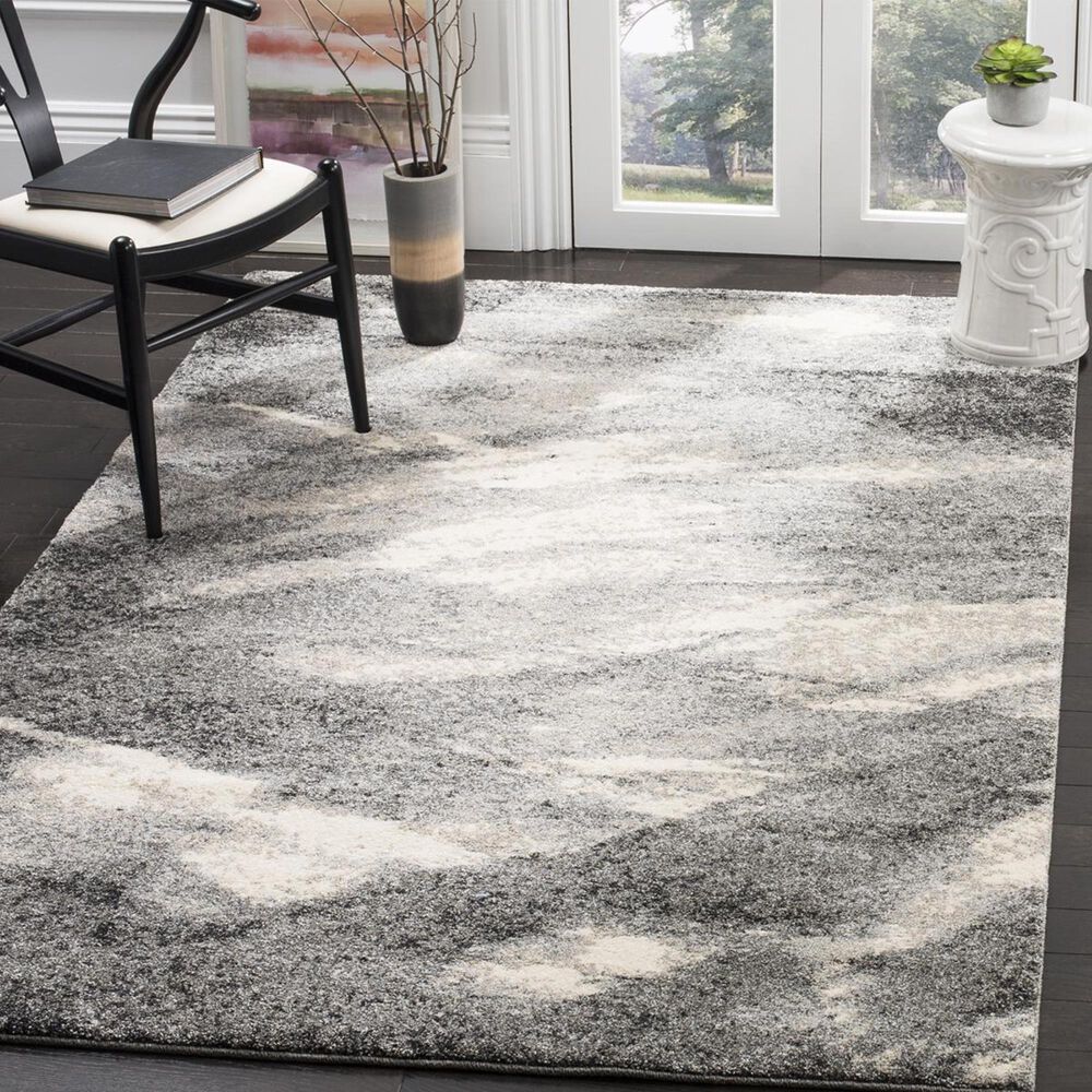 Safavieh Retro RET2891-8012-4 4" x 6" Grey/Ivory Area Rug, , large