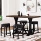 Ashley Valebeck Counter Height Table in Black and Brown - Table Only, , large