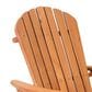Furniture of America Raye Folding Patio Adirondack Chair in Natural, , large