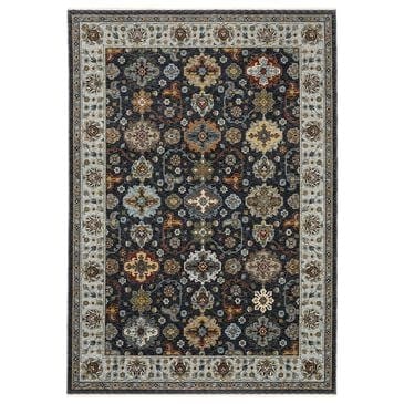 Oriental Weavers Aberdeen Floral Song 561B1 7"10" x 10"10" Blue Area Rug, , large