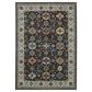 Oriental Weavers Aberdeen Floral Song 561B1 7"10" x 10"10" Blue Area Rug, , large