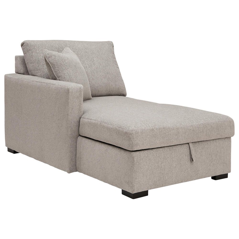 Ashley ModMax Luxe 4-Piece Symmetrical Sectional with Double Storage Chaise in Flint, , large