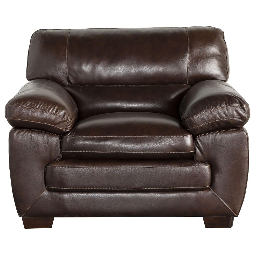 at HOME Leather Chair in Amarillo Walnut, , large