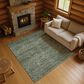 Dalyn Rug Company Soft Essentials Solid Basil 5" x 7"6" Indoor/Outdoor Area Rug, , large