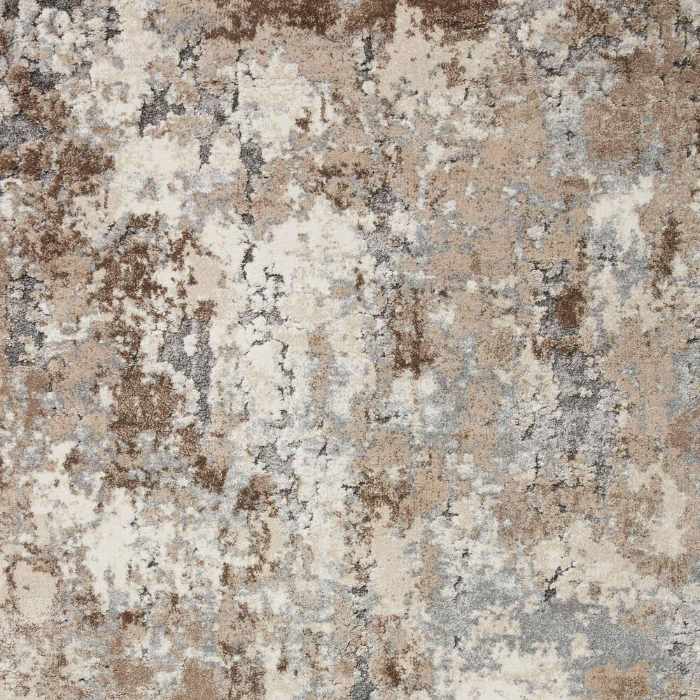 Loloi Theory Dove and Bark 2&#39;7&quot; x 10&#39;10&quot; Runner, , large