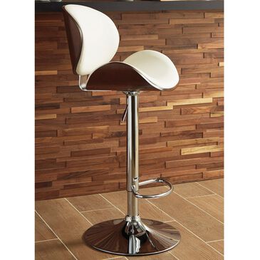 Signature Design by Ashley Bellatier 30" Adjustable Swivel Barstool in Bone, , large