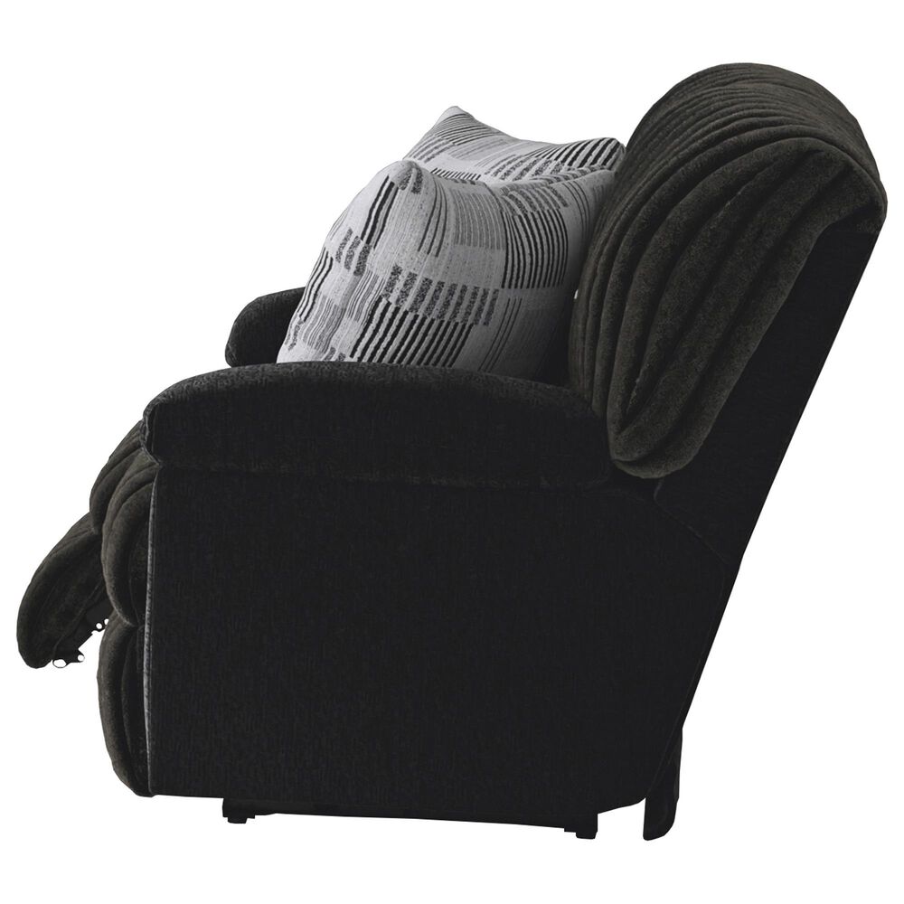 Catnapper Comet Lay Flat Reclining Loveseat in Black, , large