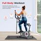 Sunny Health & Fitness Smart Compact Sit and Stand Elliptical in Gray, , large
