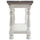 Ashley Havalance Flip-Top Sofa Table in Weathered Gray and Vintage White, , large