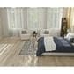 Nourison Fusion Cream and Gray 2"2" x 7"6" Runner, , large
