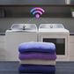 GE Profile 5.3 Cu. Ft. Top Load Washer with Agitator and 7.4 Cu. Ft. Smart Gas Dryer with Sanitize Cycle and Sensor Dry in White, , large