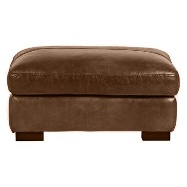 Softline Leather Ottoman in Splendor Chestnut, , large