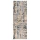 Surya Laila  2"7" x 7"3" Teal, Saffron, Sage, Gray and Cream Runner, , large