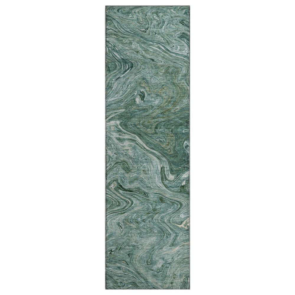 Dalyn Rug Company Ravenna RN8 2"3" x 7"6" Teal Runner, , large