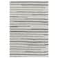 Radici USA Bellissima Striped 9" x 12" White Area Rug, , large