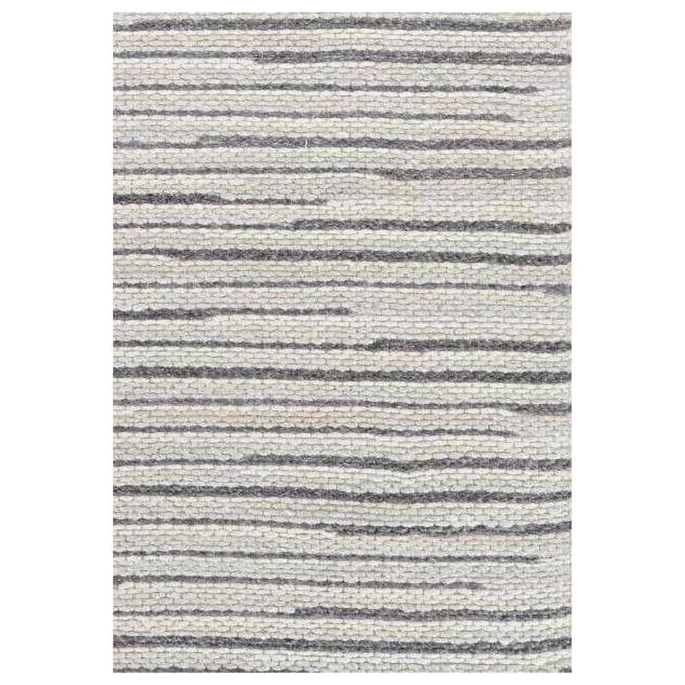 Radici USA Bellissima Striped 9" x 12" White Area Rug, , large