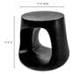 Moe"s Home Collection Rothko Patio Stool in Black, , large
