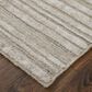 Feizy Elias 5" x 8" Gray and Ivory Area Rug, , large