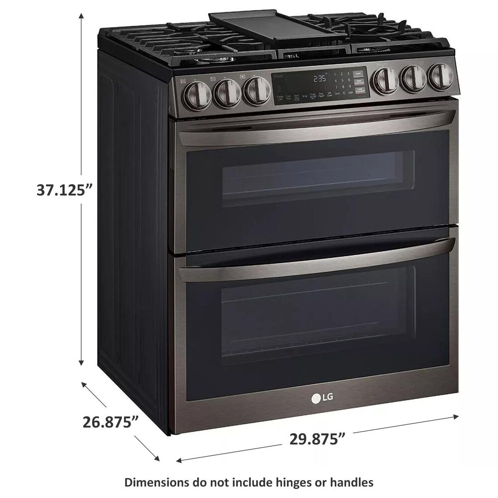LG Gas Double Oven Slide-In Range, , large