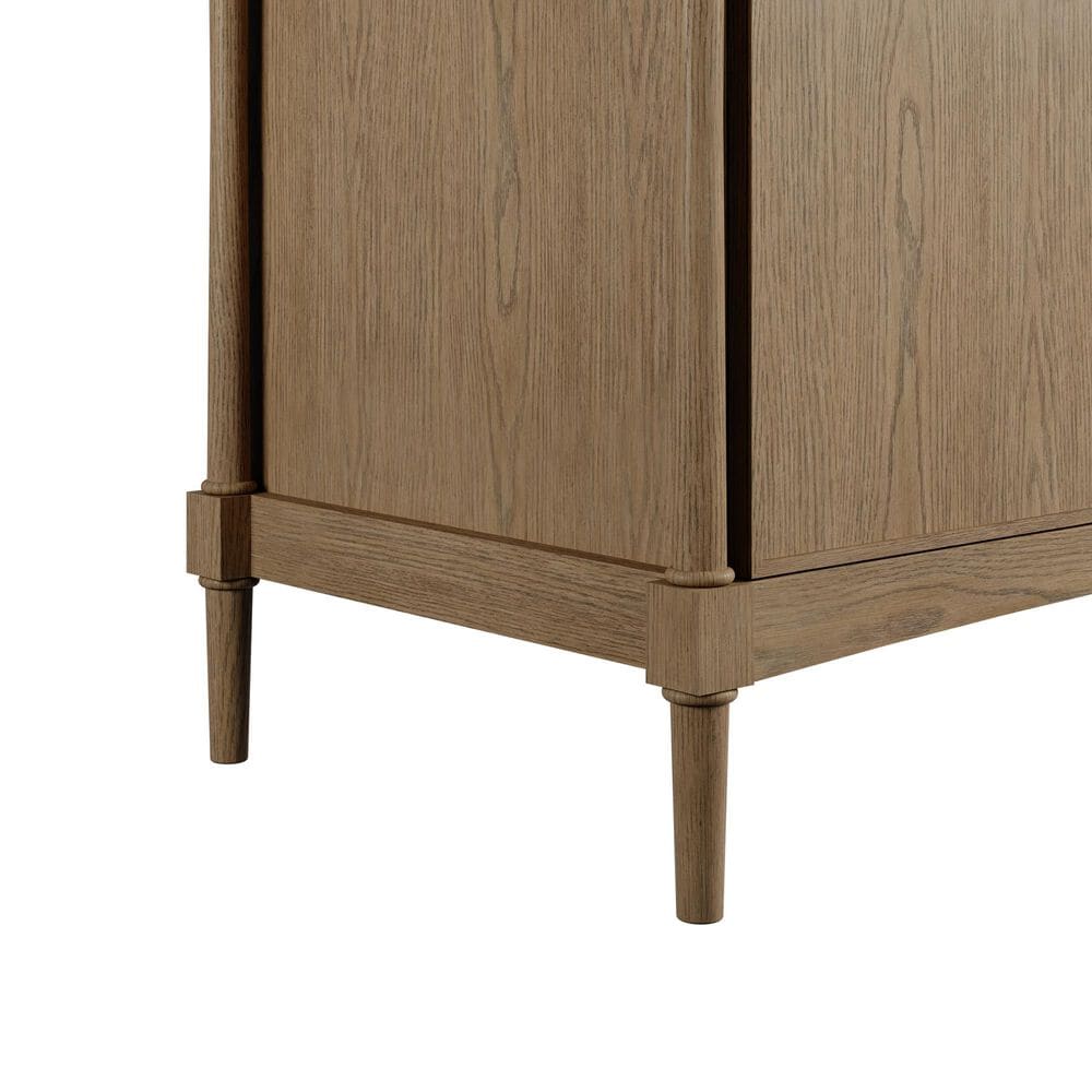 James Martin Kinnsden 36" Single Bathroom Vanity in Weathered Oak with 3 cm Carrara Marble Top and Rectangular Sink, , large