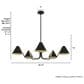 Hunter Grove Isle 5-Light Chandelier in Matte Black, , large