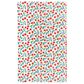 MuKitchen Vibe Dish Towel in Cherry Pit and White, , large