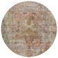 Dalyn Rug Company Karaj KJ1 8" Round Coral Indoor/Outdoor Area Rug, , large