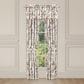 J. Queen New York Rosewood 84" x 41" Square Window Panel Pair in Blush, Green and Gold, , large