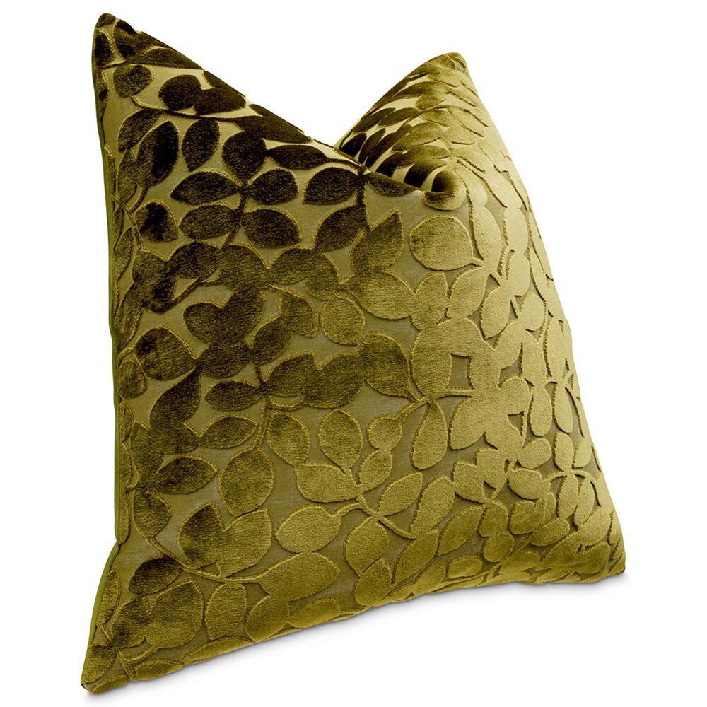 Vista Haus Larkin 19&quot; x 19&quot; Square Throw Pillow in Olive, , large