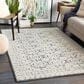 Surya Louvre Black, Ivory and Cream 9" x 12" Area Rug, , large
