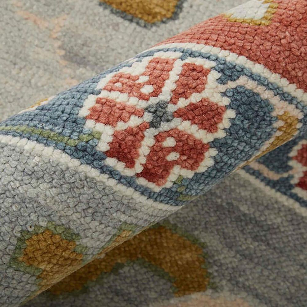 Feizy Karina 3&#39;6&quot; x 5&#39;6&quot; Rust and Gray Area Rug, , large