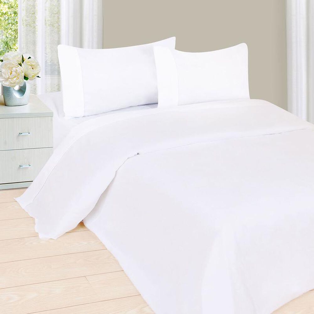 Timberlake Series 1200 Queen Sheet Set in White, , large