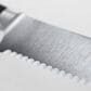 Wusthof Classic Ikon 5" Serrated Utility Knife in Stainless Steel and Black, , large