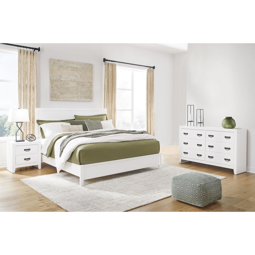 Ashley Binterglen 6-Drawer Dresser in White, , large