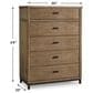 Ashley Tomtyn 5-Drawer Chest in Light Brown, , large