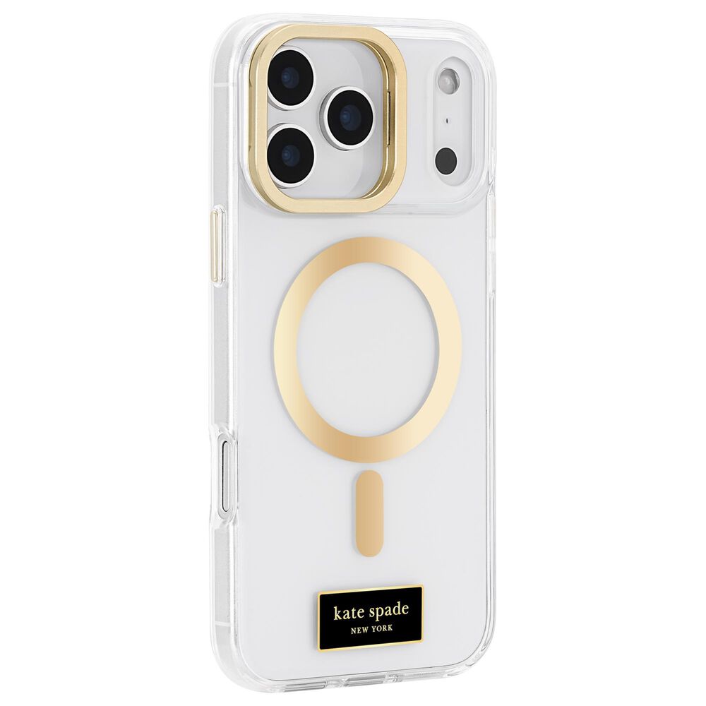 Kate Spade Protective MagSafe Case with Stand for iPhone 17 Pro Max in Icon Clear, , large