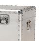 Baxton Studio Serge Storage Trunk in Silver, , large