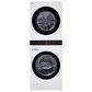 LG WashTower 4.5 Cu. Ft. Washer and 7.4 Cu. Ft. Gas Dryer in White, , large