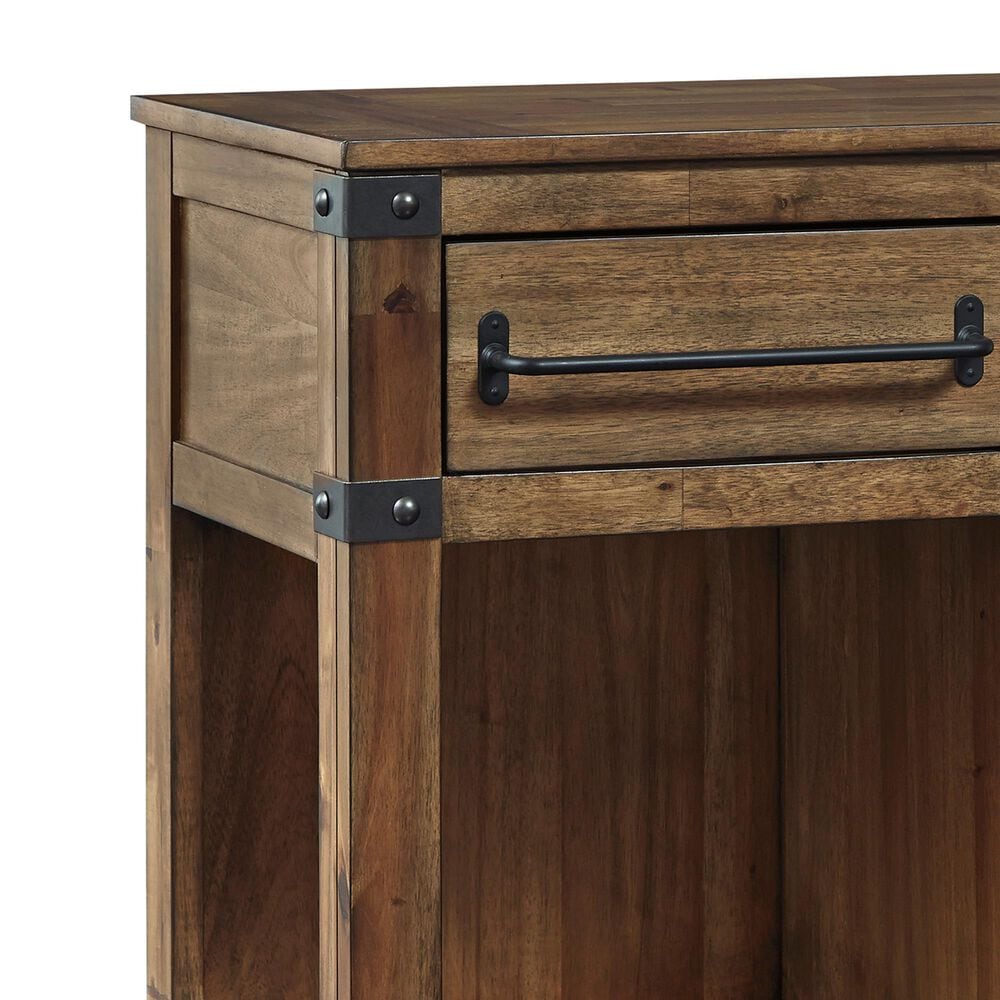 Ashley Roybeck Accent Cabinet in Light Brown and Bronze, , large